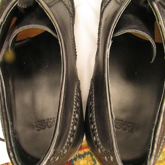 Boss Black Leather Oxfords Men’s main image 8
